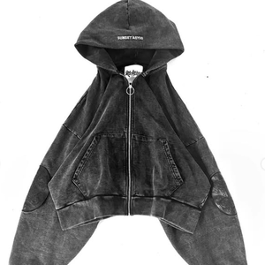 Ensemble de survêtement pour homme en molleton respirant à séchage rapide avec logo imprimé en sérigraphie personnalisé, coupe classique, deux pièces (pantalon et sweat à capuche) - Product Image 1