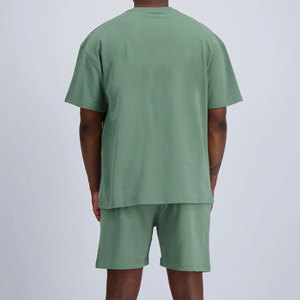 Nouvelle chemise à manches courtes coupe classique avec poches, design streetwear grande taille, ensemble deux pièces pour homme, été, tissu éponge à séchage rapide - Product Image 2