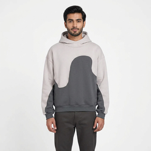 Sweat-shirt à capuche de haute qualité pour hommes, grande taille, en tissu mélangé, à manches longues, pour hommes, de haute qualité - Product Image 1