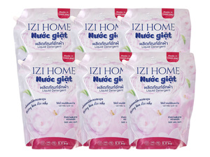 Support à bec inférieur en plastique PET PE léger pochette pour liquide sac de liquide de détergent imprimé personnalisé emballage de poudre à laver Vietnam - Product Image 5