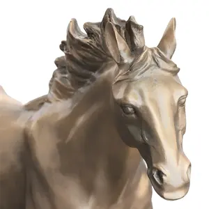 Estatua de Familia de Búhos de Metal Hecha a Mano de Primera Calidad, Decoración para el Hogar, Escultura de Lujo con Rostro de Caballo, Arte Moderno, Escultura Pulida - Product Image 3