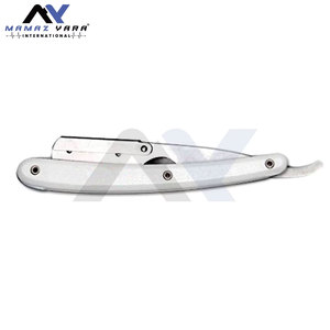Navaja de Afeitar Profesional para Barbería, de Acero Inoxidable de Alta Calidad, con Mango Plegable, Cuchillas de Una Sola Filo - Product Image 5