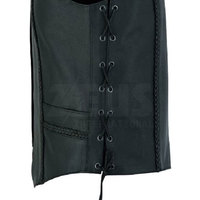 Gilet en cuir pour homme, coupe ajustée, fabriqué au Pakistan, personnalisable, mode, gilet en cuir véritable sur mesure, logo personnalisé