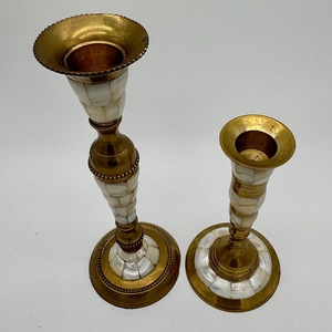Support de bougie chauffe-plat artisanal ILAHI en nacre incrustée, écologique, avec impression personnalisée, pour bougies parfumées, cadeau d'anniversaire ou de Noël - Product Image 2