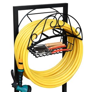 Support de rangement détachable robuste pour tuyau d'arrosage 40 cm (D) x 20 cm (L) x 100 cm (H) – Support amélioré pour tuyau d'arrosage pour rangement extérieur - Product Image 4
