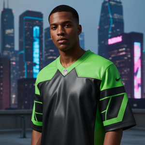 Jersey Profesional de Fútbol Americano Personalizado, Uniforme de Equipo Sublimado, Jersey Deportivo Transpirable de Secado Rápido para Fútbol Americano - Product Image 5