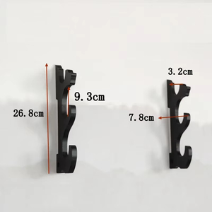 Support <span class=keywords><strong>mural</strong></span> réglable en bois pour l'épée, support de présentation pour épée japonaise, samouraï, <span class=keywords><strong>katana</strong></span>, wakizashi, tanto, crochet de suspension, support de rangement - Product Image 5