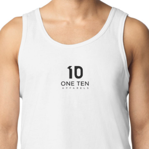 <b>Men's</b> <b>White</b> Adult Sleeveless Tank Top Premium Cotton Athletic <b>Vest</b> Breathable Lightweight for Gym Fitness Training Running - Product Image 4