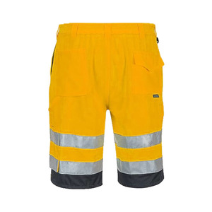 Pantalon de sécurité haute visibilité réfléchissant pour homme, vêtement de travail extérieur, avec LED clignotante, respirant, résistant aux acides, imperméable, poches en microfibre - Product Image 6