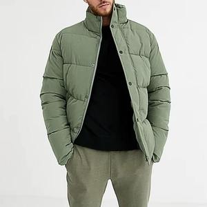 Veste matelassée pour homme en tissu polyester personnalisé, vente en gros, veste d'hiver de qualité supérieure, style tendance, brillante - Product Image 1