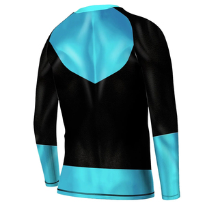 OEM Kids UPF 50+ Long Sleeve Rash Guard 100% Polyester Quick Dry <b>Swim</b> <b>Shirt</b> Custom Color and LOGO - Product Image 5