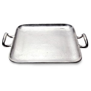 Bandeja de Metal Rectangular Hecha a Mano para Pan, Postres, Dulces, Café, Té, Frutas y Otros Alimentos - Product Image 1
