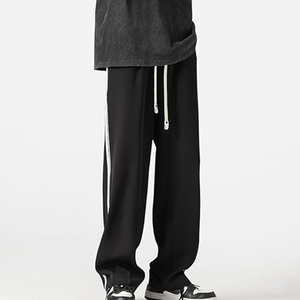 กางเกงวอร์มทรงหลวมสำหรับผู้ชายกางเกงวิ่งทรงโอเวอร์ไซส์งานปักลายออกแบบได้ตามต้องการ - Product Image 4