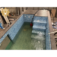 Piscine familiale personnalisée en fibre de verre, préfabriquée, démontable, auto-nettoyante, pour villa et hôtel