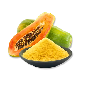 Poudre de papaye de qualité alimentaire, extrait de papaïne par extraction par solvant 0,5%, emballé sous vide, complément alimentaire, ingrédient nutritionnel, toutes saisons - Product Image 2