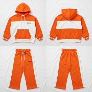 Chándal Deportivo con Capucha para Hombre y Mujer, con Logotipo Personalizado, Lavado Ácido, para Invierno, con Servicio OEM, 100% Algodón - Product Image 2