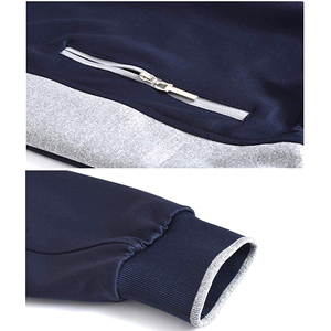 Ensemble de survêtement athlétique pour hommes, style décontracté, respirant, deux pièces, personnalisable, pour le sport et la gym - Product Image 5