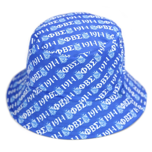 Phi Beta Sigma <b>Reversible</b> <b>Bucket</b> <b>Hat</b> for Men Lightweight Comfortable Fit Premium Fabric Greek Fraternity Apparel Casual Wear - Product Image 1