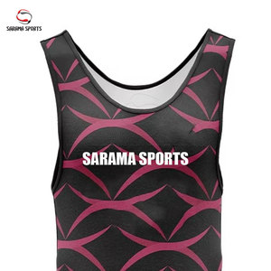 Venta al por mayor OEM: Ropa de compresión para hombre, Singlet de Powerlifting, Singlets de lucha libre personalizados para jóvenes de talla grande - Product Image 4