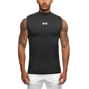 Débardeurs de sport décontractés pour hommes, vêtements de fitness en Spandex/Coton tricoté, maille lavée, séchage rapide, coupe ample, sans manches pour la musculation - Product Image 1