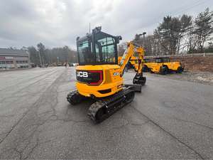 Mini-excavatrice JCB d'occasion, équipement de construction, poids opérationnel de 1 à 8 tonnes, moteur Hydac Huade, hydraulique, roues, godet - Product Image 3