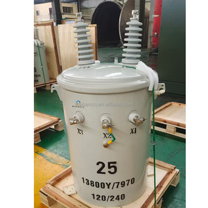 Máy biến áp phân phối gắn một pha <span class=keywords><strong>50kva</strong></span> 75kva 100kva 167kva 13.8kv - Product Image 5