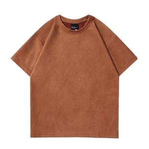 T-shirt décontracté vintage pour homme, couleur unie, coupe ample, 100 % coton, manches courtes, anti-plis, séchage rapide, écologique et respirant - Product Image 3
