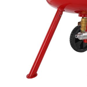 Ugello in ceramica da 2,5 m, Sabbiatrice da 10 galloni/40 litri con valvola di interruzione, Manometro, Tramoggia di riempimento da 6 pollici per una pulizia efficiente del motore - Product Image 1