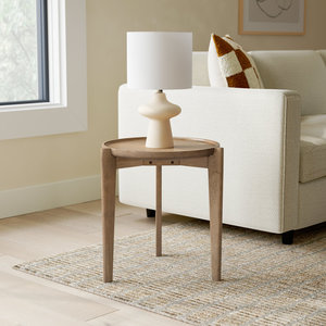 Table d'appoint en bois massif Miri pour meubles de salon - Product Image 4