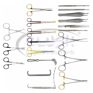 20 Pcs German Stainless Steel Abdominoplasty Surgery Instruments Set Basis Surgical Tools Manual CE ISO By <b>Blush</b> Surgical - Product Image 5