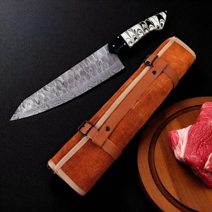 Premium High Quality Damascus Steel 5-PCS Chef <b>Knife</b> <b>Set</b> Marbled Resin Handles Design Utility Hunting <b>Knives</b> A&M Enterprises - Product Image 5