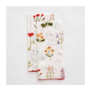 Toalla de té hecha a medida bordada sublimada reutilizable respetuosa con el medio ambiente duradera de color Beige de alta calidad superventas - Product Image 3