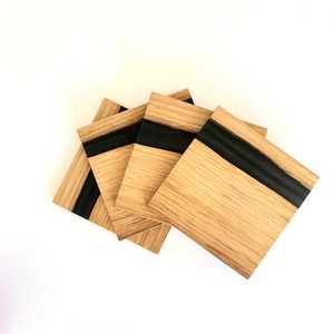 Acacia Wood & Epoxy Resin Coaster Set Premium Eco-Friendly Drink Coasters for Coffee, Tea, Wine, Beer, Whiskey & Cocktail Glas - Product Image 6