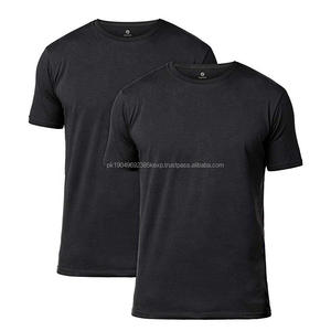 Camiseta personalizada de bambú de alta calidad para hombre, camiseta gráfica de bambú con serigrafía, camiseta de LICRA de bambú de talla grande Unisex para hombre - Product Image 1