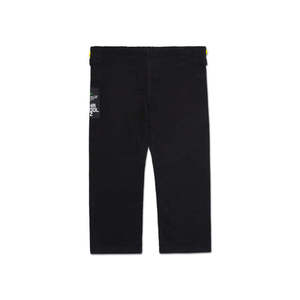 Kimono de BJJ pour homme TITAN TREAD WEAR, noir, 100% coton, durable, extensible, respirant, léger, tissu 380g, logo au dos, au cou et à gauche - Product Image 4