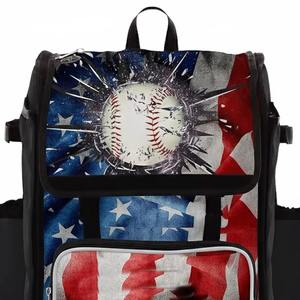 กระเป๋าใส่ไม้เบสบอลแบบกำหนดเองสำหรับทีมกีฬา กระเป๋าเป้ซอฟต์บอลสำหรับเด็กและผู้ใหญ่ พร้อมบริการพิมพ์ลายแบบซับลิเมชั่นตามสั่ง - Product Image 5