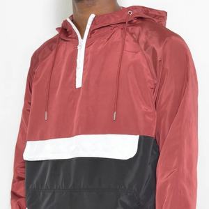 Chaqueta de lluvia cortavientos de nailon para hombre, diseño personalizado, impermeable, al aire libre para ciclismo, correr, talla grande, decoración de piel con capucha - Product Image 5