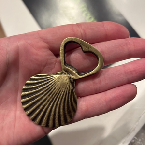 Handmade Seashell Bottle Opener Decorative Coastal Bar <b>Tool</b> for Beverage Opening and Beach <b>House</b> Styling - Product Image 3