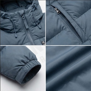 Invierno nuevo con capucha Retro Parkas abrigo hombres varios colores burbuja chaqueta de gran tamaño cálido sólido abrigo Streetwear Faux Suede Puffer chaqueta - Product Image 4