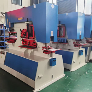 Fully Automatic Hydraulic Universal Multi Cutter 65-250 Ton Metal <b>Cutting</b> Shearing Punching Machine for Channel <b>Angle</b> Pipe Steel - Product Image 1