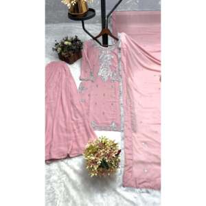Beautiful Party Wear Top Bottom et Dupatta Set pour femmes - Product Image 3