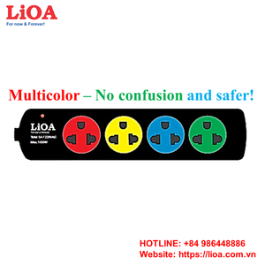 LiOA Nueva generación Enchufe inteligente de 4 salidas Enchufe del Reino Unido Compatible con Sudáfrica 5M 13A Corriente nominal 1100W/5A-4TN5. 3,5 Carga - Product Image 4