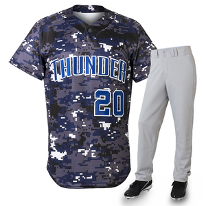Men's Gray Baseball Pants Button Fly Regular Fit Breathable Polyester Solid Color With <b>Pockets</b> All Seasons Apparel - Product Image 4