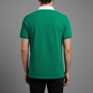 Camisa Polo para Hombre, Informal, de Algodón, Transpirable, de Manga Corta, con Cuello, Cómoda, Ajustada, para Verano, Uso Diario, Oficina - Product Image 5