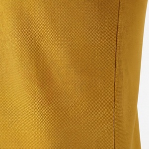 Polo à manches courtes pour homme, couleur jaune moutarde, tricoté, uni, décontracté, coupe classique, boutons - Product Image 5