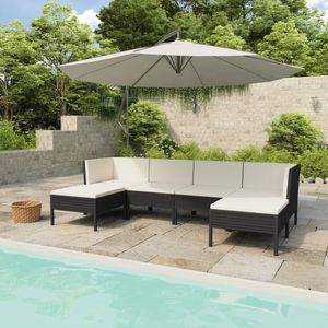Ensemble de meubles de jardin blanc crème - Product Image 1