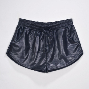 Women's High-Waisted <b>Booty</b> Shorts Sexy Metallic Cheer Shiny Cheeky Dance Festival Rave Bottoms Skinny Stage Performance Clubwear - Product Image 6