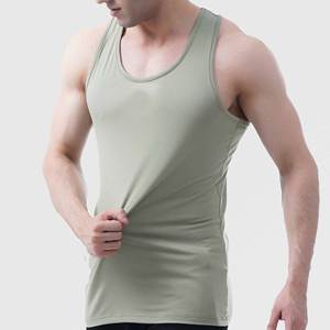 Camiseta Deportiva Casual Personalizada para Hombre, 100% Algodón, Sin Mangas, Transpirable, Ecológica, Anti-Pilling, para Fitness - Product Image 5