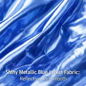 Vestes brillantes pour hommes, légères, métalliques, à manches longues, pour soirée, club de nuit, style trench, avec capuche, pour discothèque - Product Image 6