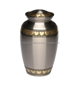 Cremación grabada cruzada de aluminio de alta calidad para cenizas humanas y de mascotas, venta al por mayor, urnas de cremación de Metal para el proveedor - Product Image 2